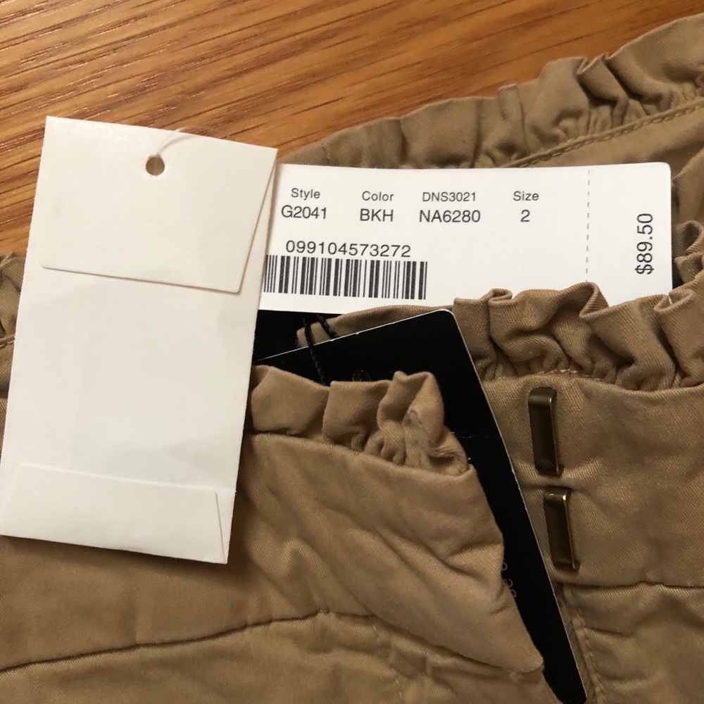 Jcrew Cropped Ruffle Chino Pant - Picture 5 of 6